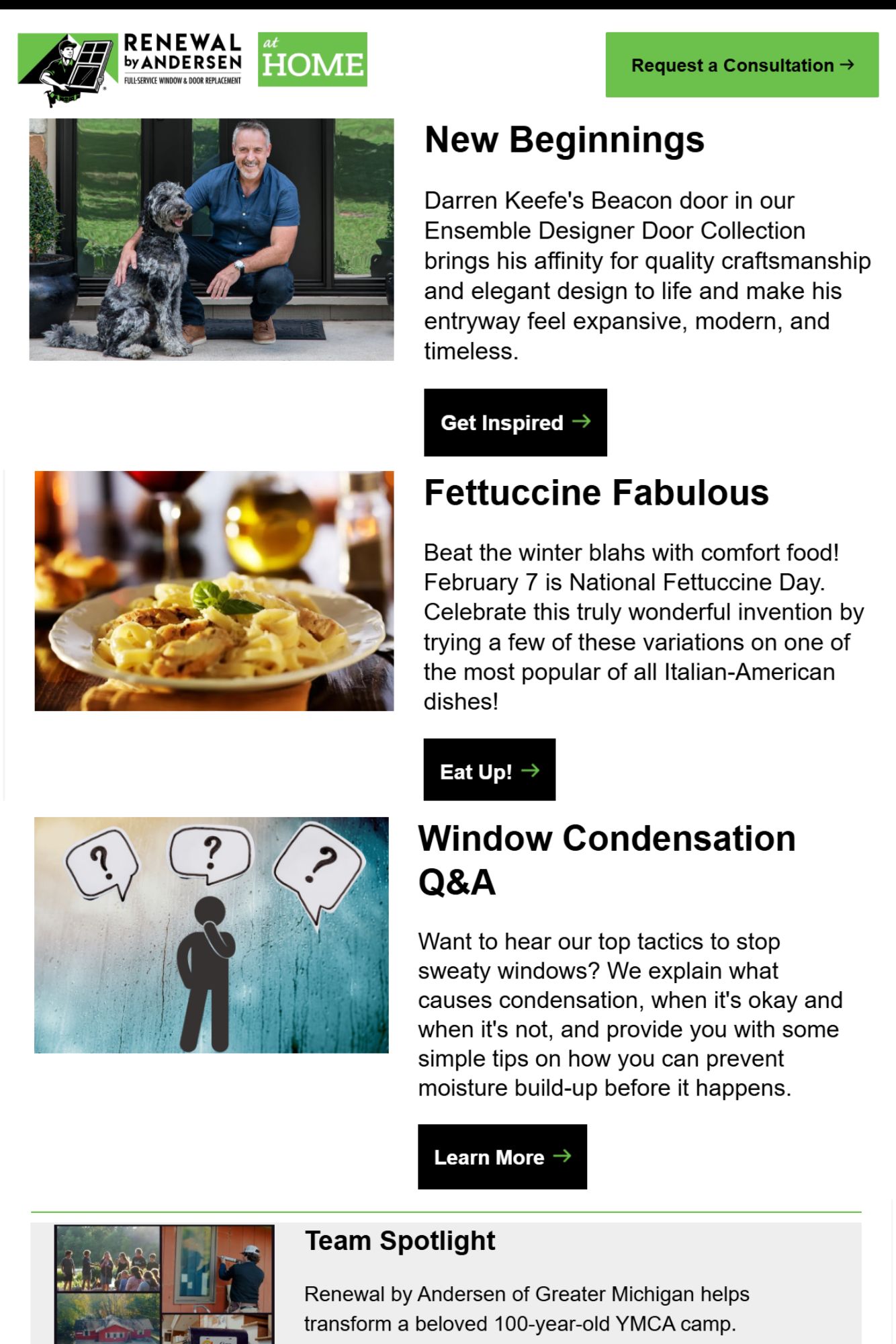 Sign up for the atHome enewsletter today