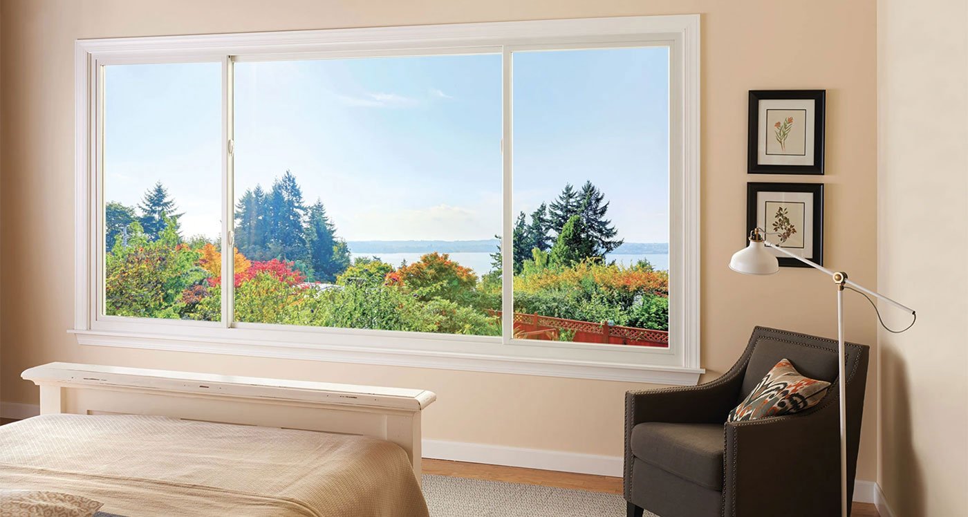 Renewal by Andersen window in the bedroom of a home