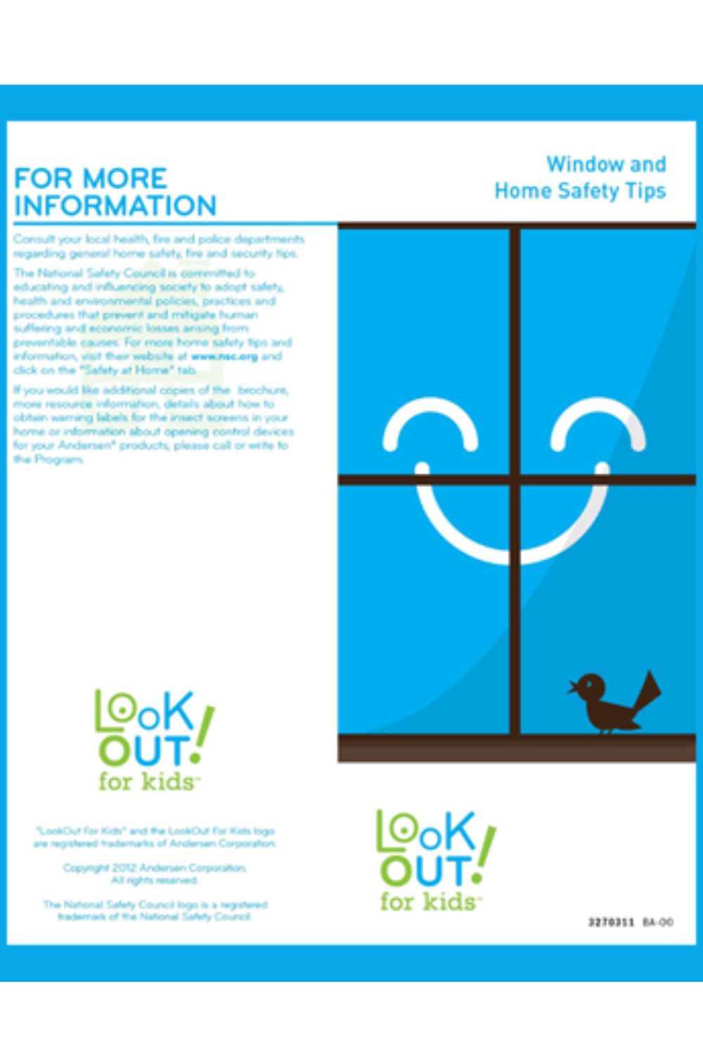Window Safety Brochure
