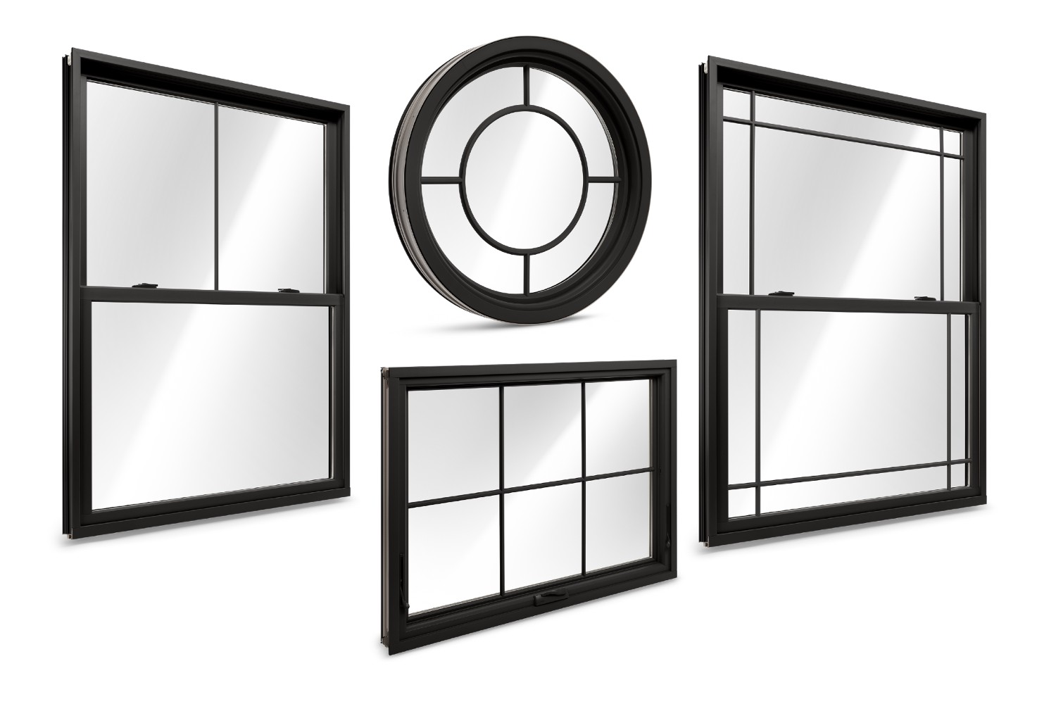 A selection of window grilles, including a custom one